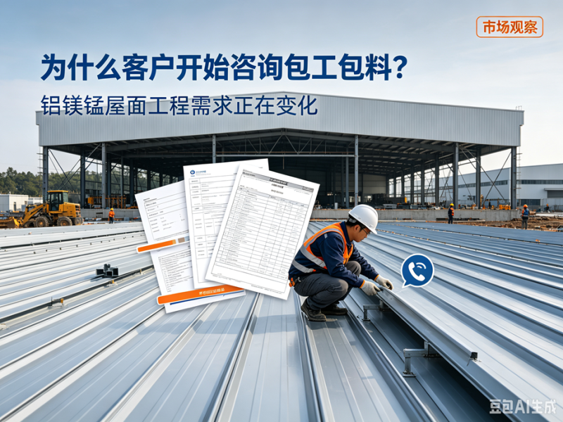 第001期:为什么越来越多客户咨询的不再是铝镁锰板,而是金属屋面包工包料?
