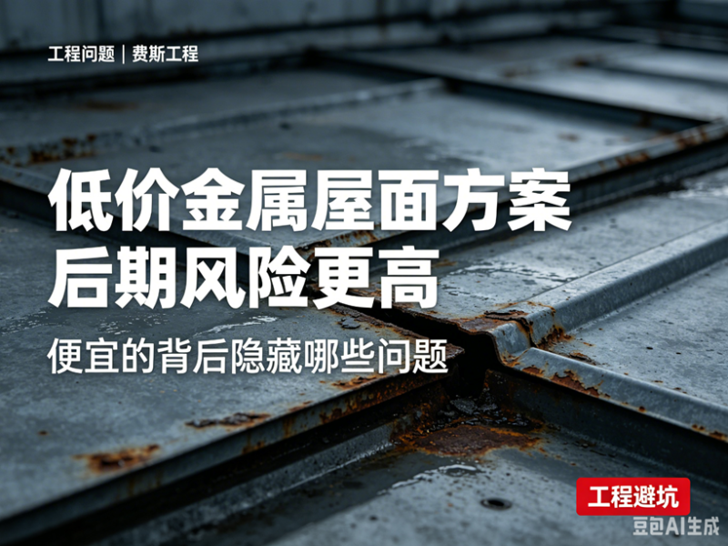 为什么低价金属屋面方案后期风险更高?便宜的背后隐藏哪些问题