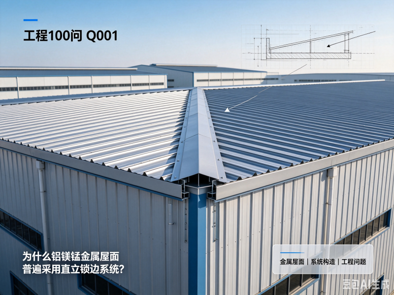 工程100问 Q001 为什么铝镁锰金属屋面普遍采用直立锁边系统?